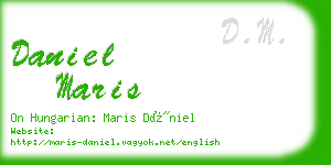 daniel maris business card